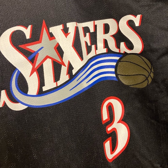 Allen Iverson Sixers Champion Jersey 🔥💥🔥💥🔥💥🔥💥 - Picture 5 of 7